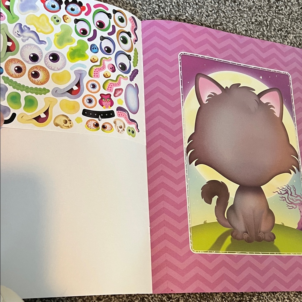 BNWT Halloween and Pumpkin Patch Activity/Coloring/Sticker Book Bundle! - Picture 5 of 11